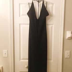 Vintage Jessica McClintock Halter Evening Dress for GunnieSax